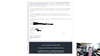 Amazon FBA Counterfeit Claim from Another Seller