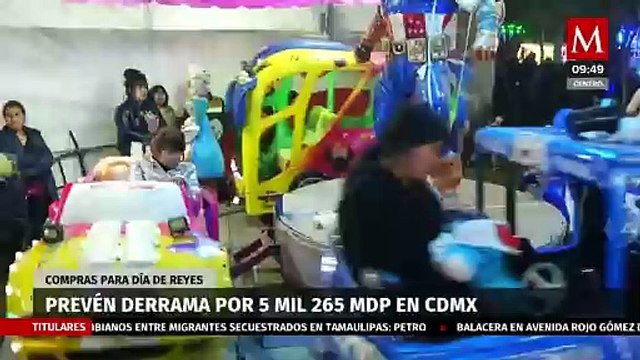 Día de Reyes Magos dejará una derrama económica de 5 mil mdp en CdMx