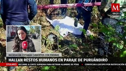 Hallan restos humanos en paraje de Michoacán