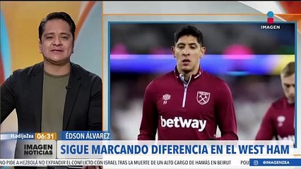 Edson Álvarez hace la diferencia en el West Ham