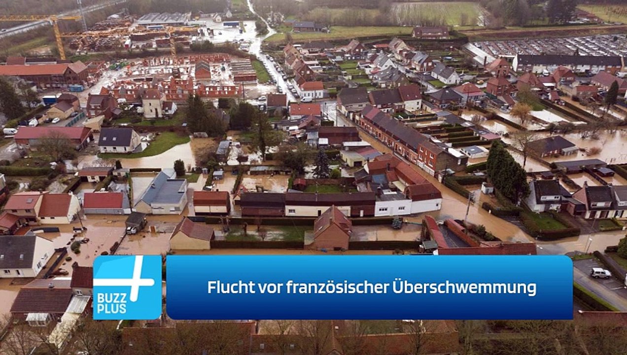 Flucht vor französischer Überschwemmung