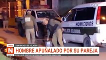 Apuñaló a su pareja