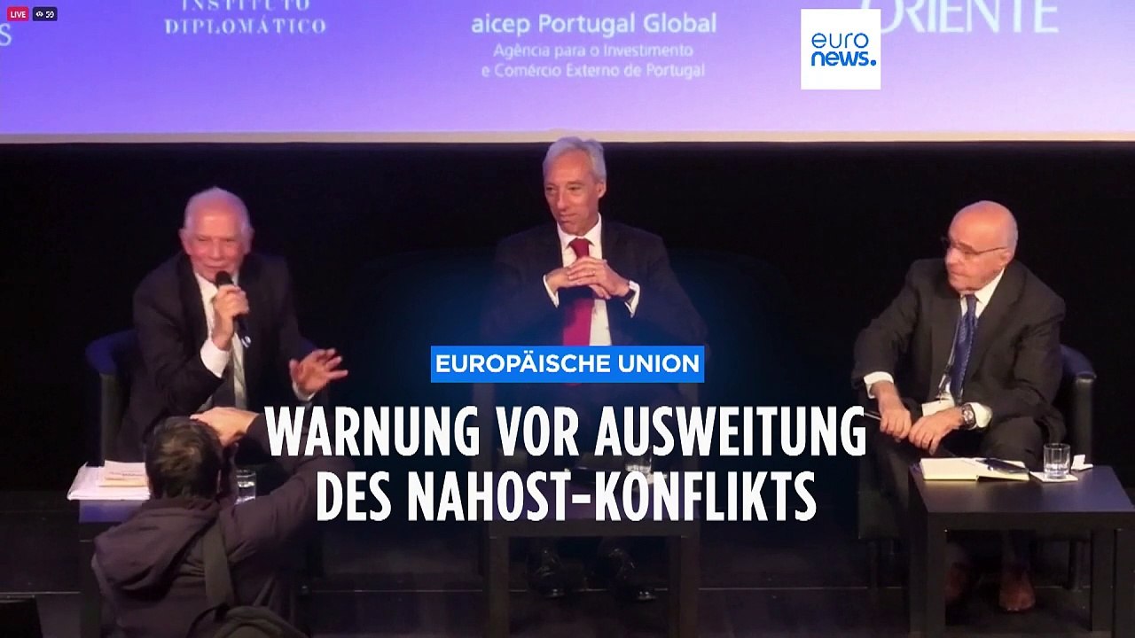 Borrell: Nahost kann 'in Flammen aufgehen'