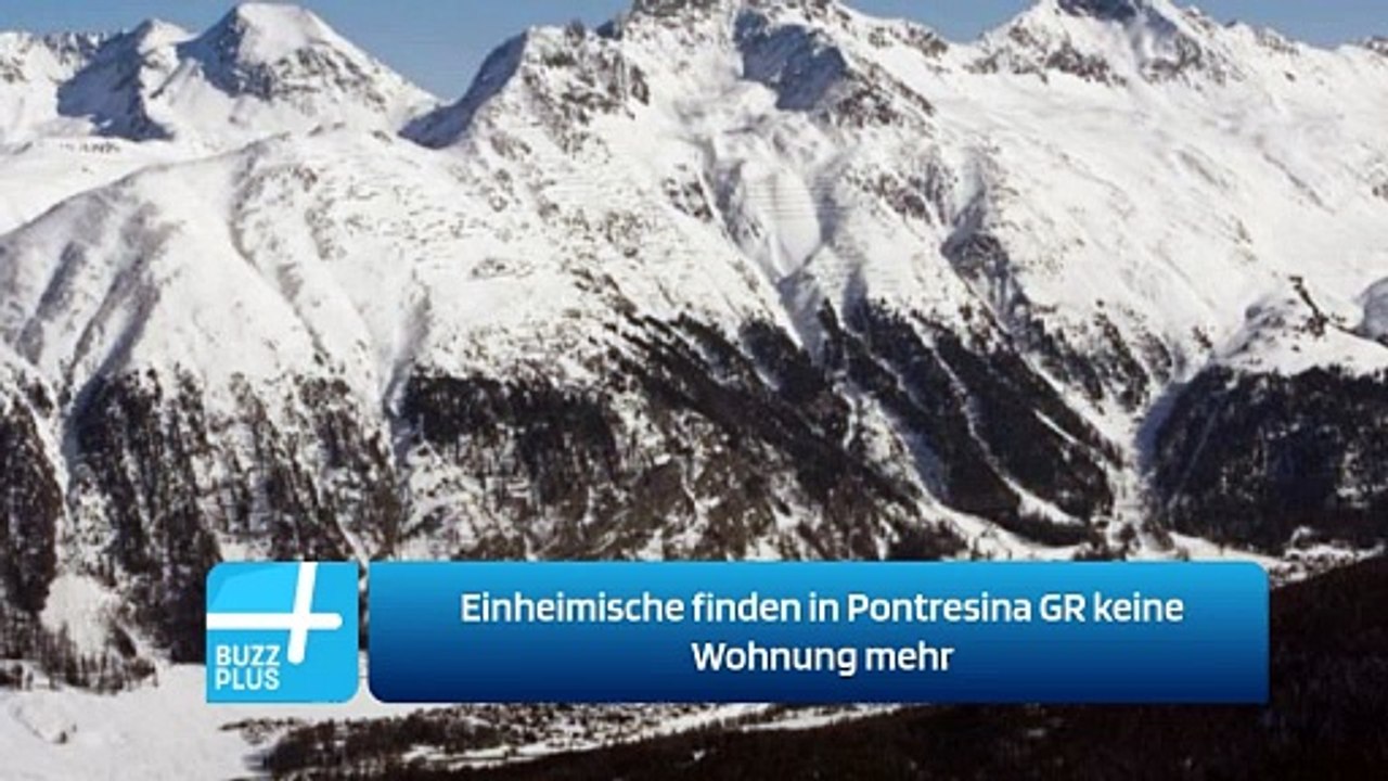 Einheimische finden in Pontresina GR keine Wohnung mehr