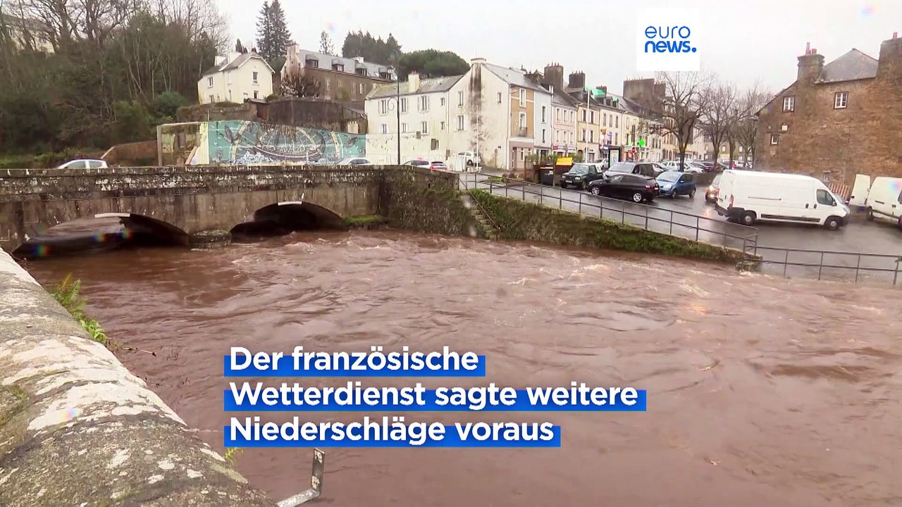 Westeuropa unter Wasser: Dauerregen verschärft die Lage