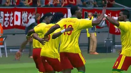A wonderful goal for Senegal in the most difficult corner of the net - PES