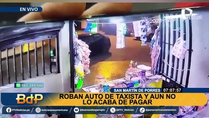 Taxista extranjero sufre el robo de su auto en SMP