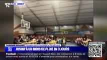 Crues dans le Pas-de-Calais: près de 80 sinistrés accueillis dans un gymnase de Blendecques