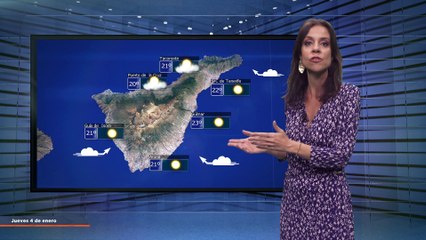 La previsión del tiempo en Canarias para el 4 de enero de 2024, en Atlántico Televisión.