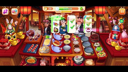 [Miniriceto]Game Play _ Crazy Diner -Peking Duck- Lv. 1080-1083