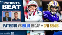 LIVE Patriots Beat: Bills Recap   CFB Semi Recap