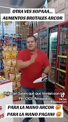 Almacenero enojado con Arcor por la suba de precios