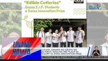 Flavored edible cutlery, ginawa ng grupo ng mga estudyanteng Pinoy; Wagi ng 3rd place sa Sustainability category sa Swiss Innovation Prize | UB