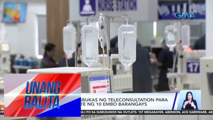 Taguig LGU, nagbukas ng teleconsultation para sa mga residente ng 10 Embo Barangays | UB