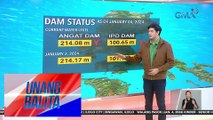 Angat at Ipo reservoir, sarado na ang lahat ng gate at hindi na nagpapakawala ng tubig - Weather update today as of 7:28 a.m. (January 4, 2024) | UB