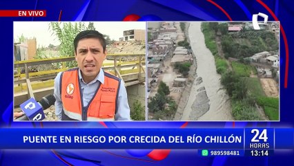 Download Video: Puente Piedra - Comas: Puente en riesgo por crecida de Río Chillón