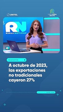 A octubre de 2023, las exportaciones no tradicionales cayeron 27%