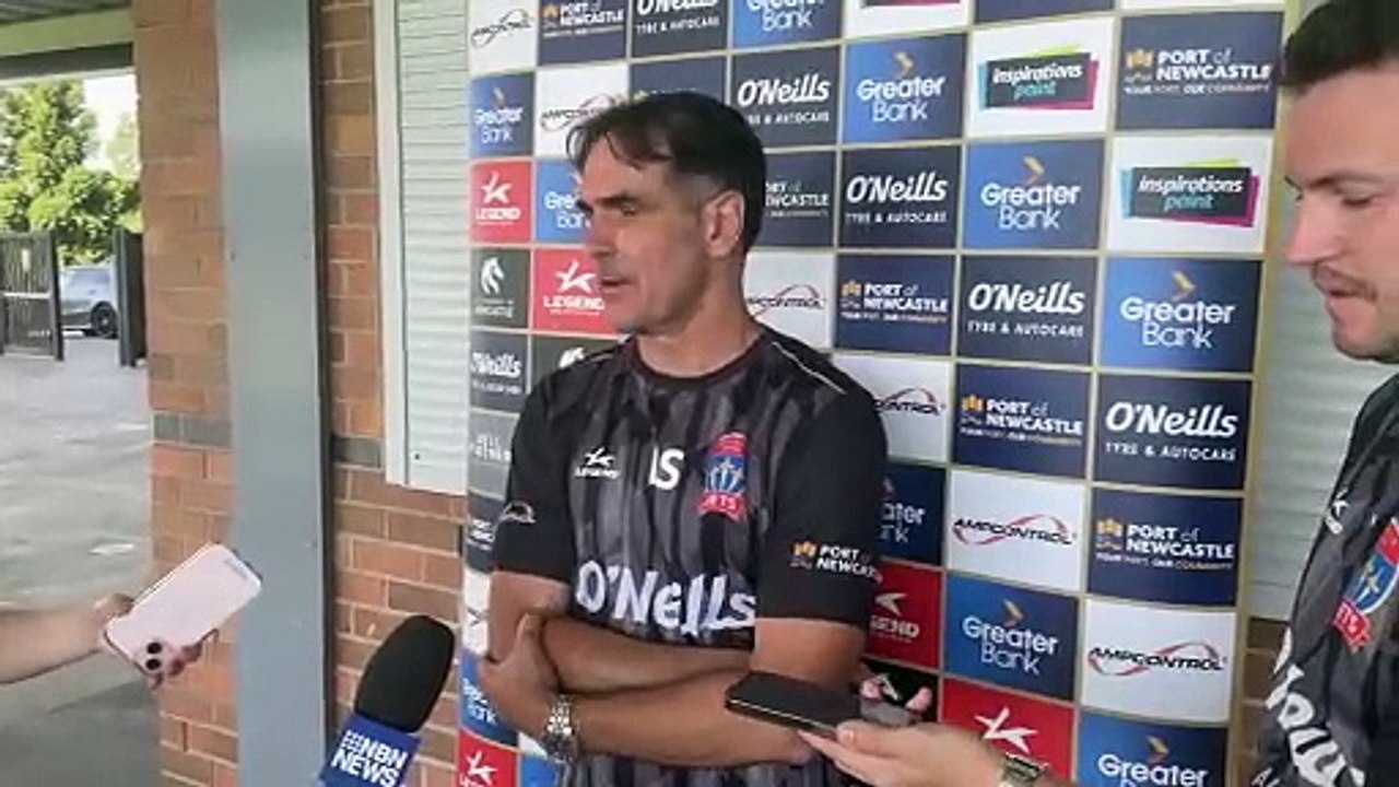 Jets coach Rob Stanton | January 4, 2024 | Newcastle Herald