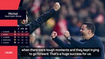 Michel playing down Girona title hopes despite dramatic win over Atletico