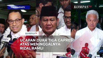 Ucapan Duka Tiga Capres Kenang Kepergian Ekonom Rizal Ramli