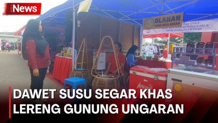 Mencicipi Dawet Susu Segar Khas Lereng Gunung Ungaran, Semangkok Cuma Rp8 Ribu
