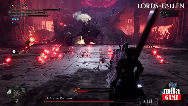 Lords of the Fallen-2023 - 60 - partida 2 Boss El monarca postergado, trofeo Pasrte de los divino