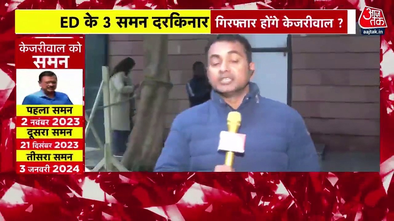 Political stir in Delhi, as CM didn't appeared...