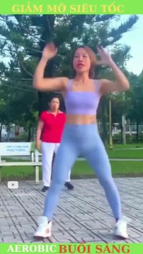 Exercises to Get Slim Belly Fat + Tiny Waist Trang #aerobic