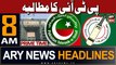 ARY News 8 PM Prime Time Headlines 3rd Jan 2024 |       