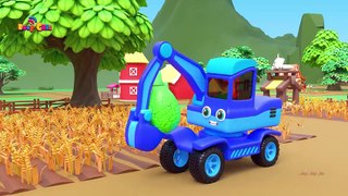Old MacDonald Had A Farm 2 +Songs For Kids -  3D Cars Animation English Nursery Rhymes