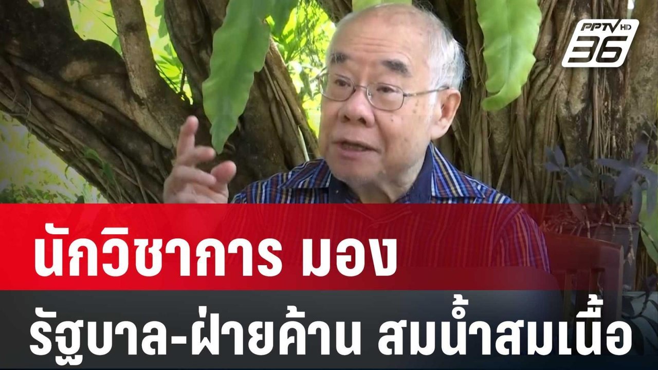 นักวิชาการ มอง รัฐบาล - ฝ่ายค้าน  สมน้ำ สมเนื้อ...