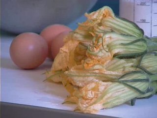 Beignets de fleurs de courgettes de violette