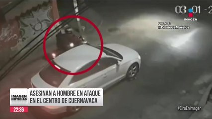 Asesinan a balazos a hombre en el centro de Cuernavaca