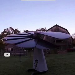 Innovative Sculptural Solar Flower #shorts #viral #shortsvideo #video #innovationhub