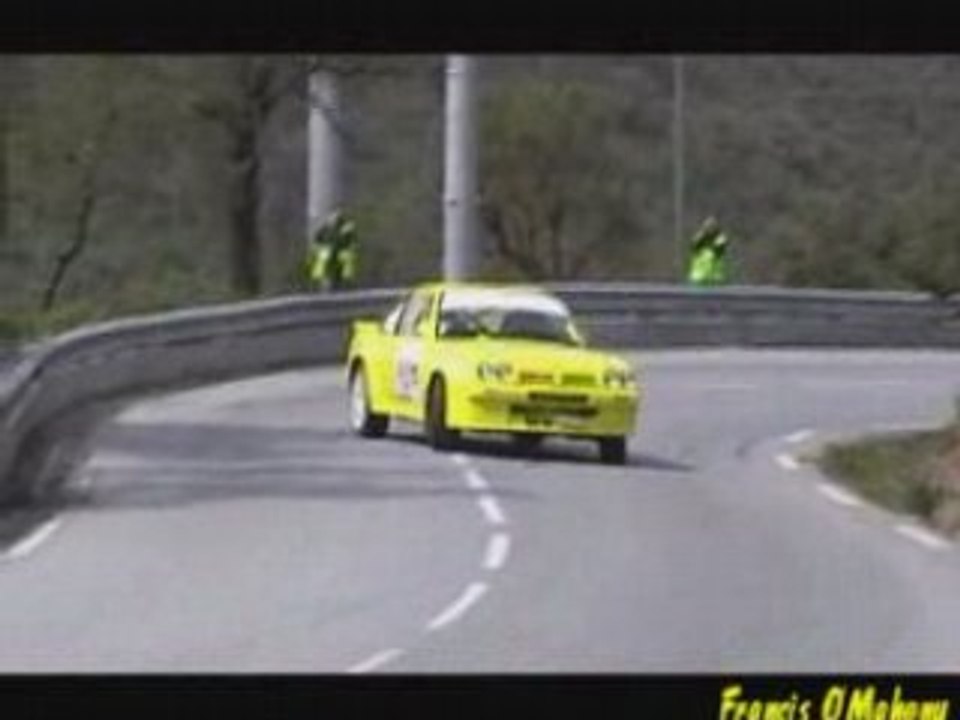 Manta glisse course voiture cote rallyecrash rallye drift