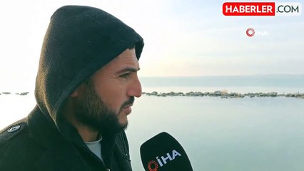 Arin Gölü'nün çekilmesiyle liman kalıntıları ortaya çıktı