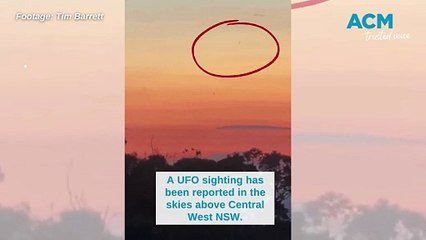 'Just sat there floating': UFO reported in sky above regional city