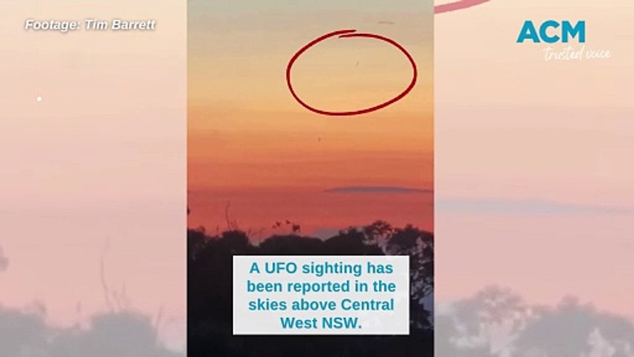 'Just sat there floating': UFO reported in sky above regional city