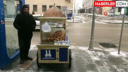 Erzurum'da kar yağışı etkili oluyor