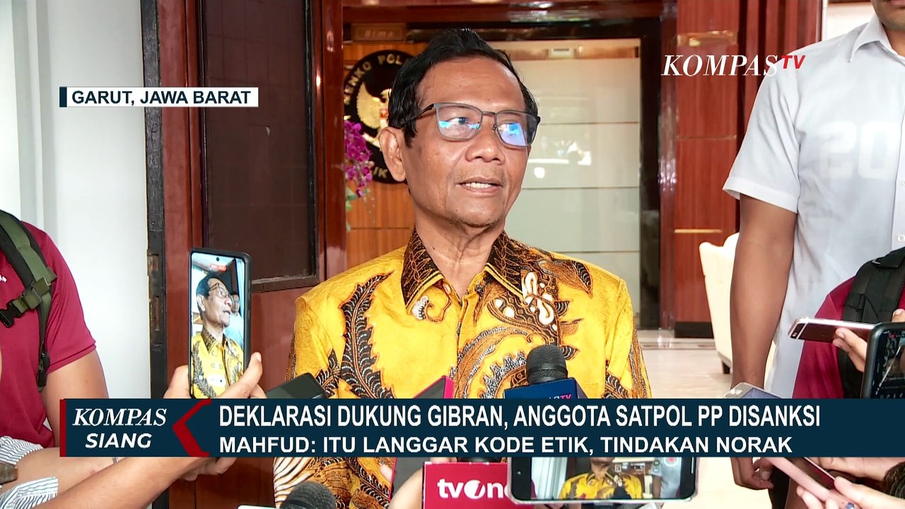 Serukan Dukung Gibran, Satpol PP Kabupaten Garut Diskors Tanpa Digaji