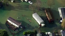Floods engulf parts of England's Northamptonshire