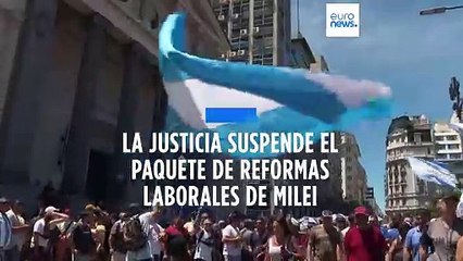 Argentina | La justicia rechaza la reforma laboral de Javier Milei