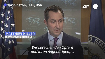 USA "in keiner Weise" an blutigem Anschlag im Iran beteiligt