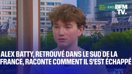 "J'ai décidé très rapidement que j'allais m'échapper ce jour-là": Alex Batty s'exprime pour la première fois à la télévision