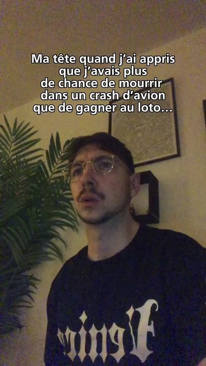 Tu as plus de chance de gagner au loto ou de mourrir dans un crash d’avion ? #loto #crashdavion #fatalité #insolite