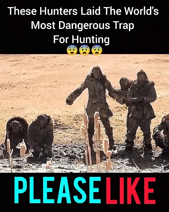 These Hunters Laid The World's Most Dangerous Trap For Hunting  #shorts#viral#shortsvideo