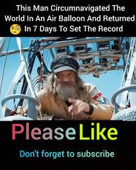 This Man Circumnavigated The World In A Air Balloon And Returned In 7 Days To Set The Record #shorts