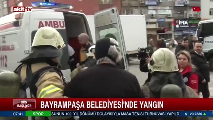 Bayrampaşa Belediyesi'nde yangın
