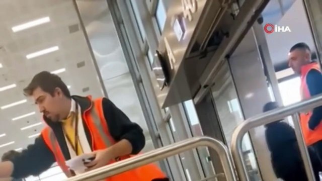 Yanlış perona giren yolcudan görevliye tehdit: Bakanın akrabasıyım hepinizi işten attıracağım