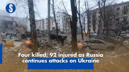 Four killed, 92 injured as Russia continues attacks on Ukraine-